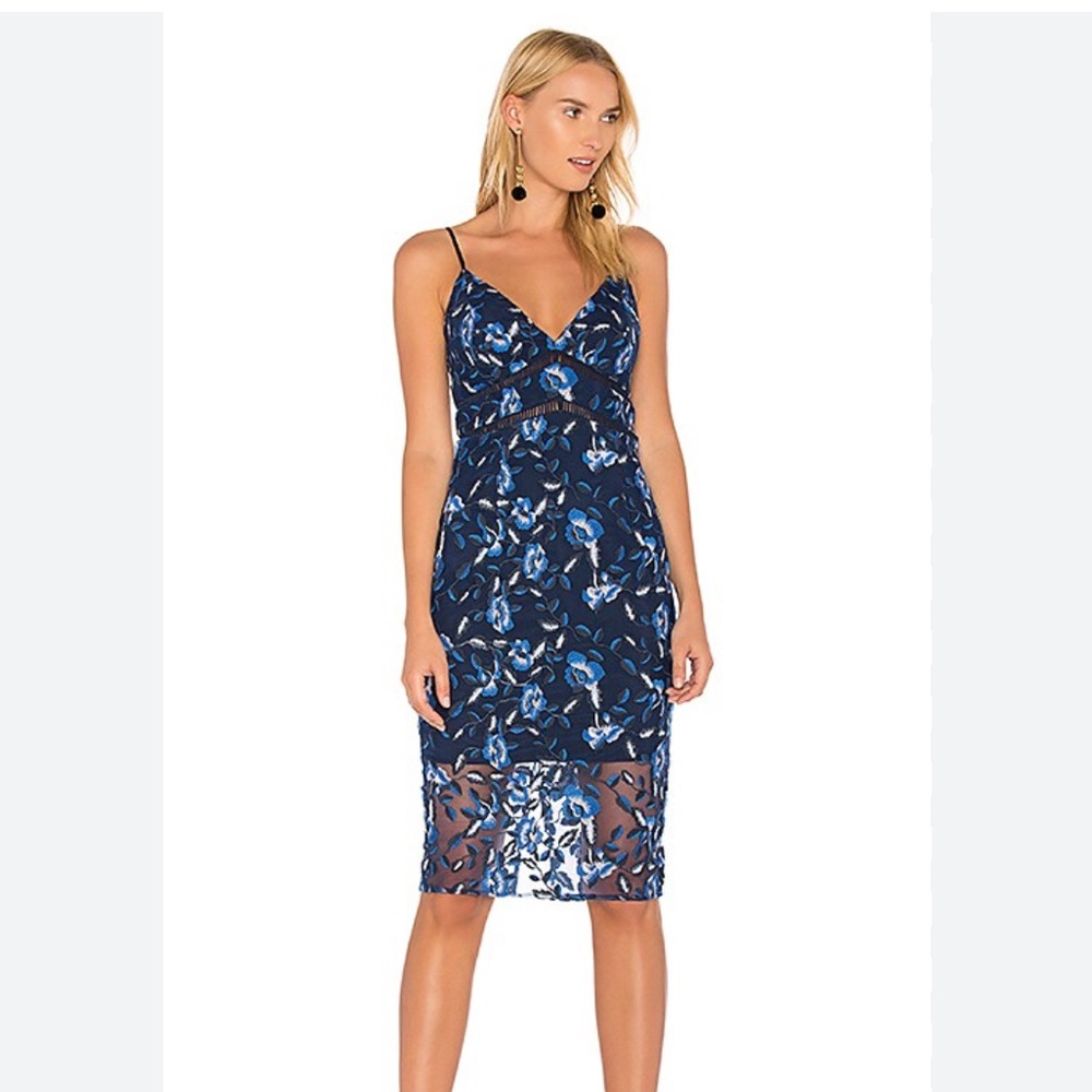 (Never worn) Revolve Bardot Midi Dress (as seen on Jane the Virgin)